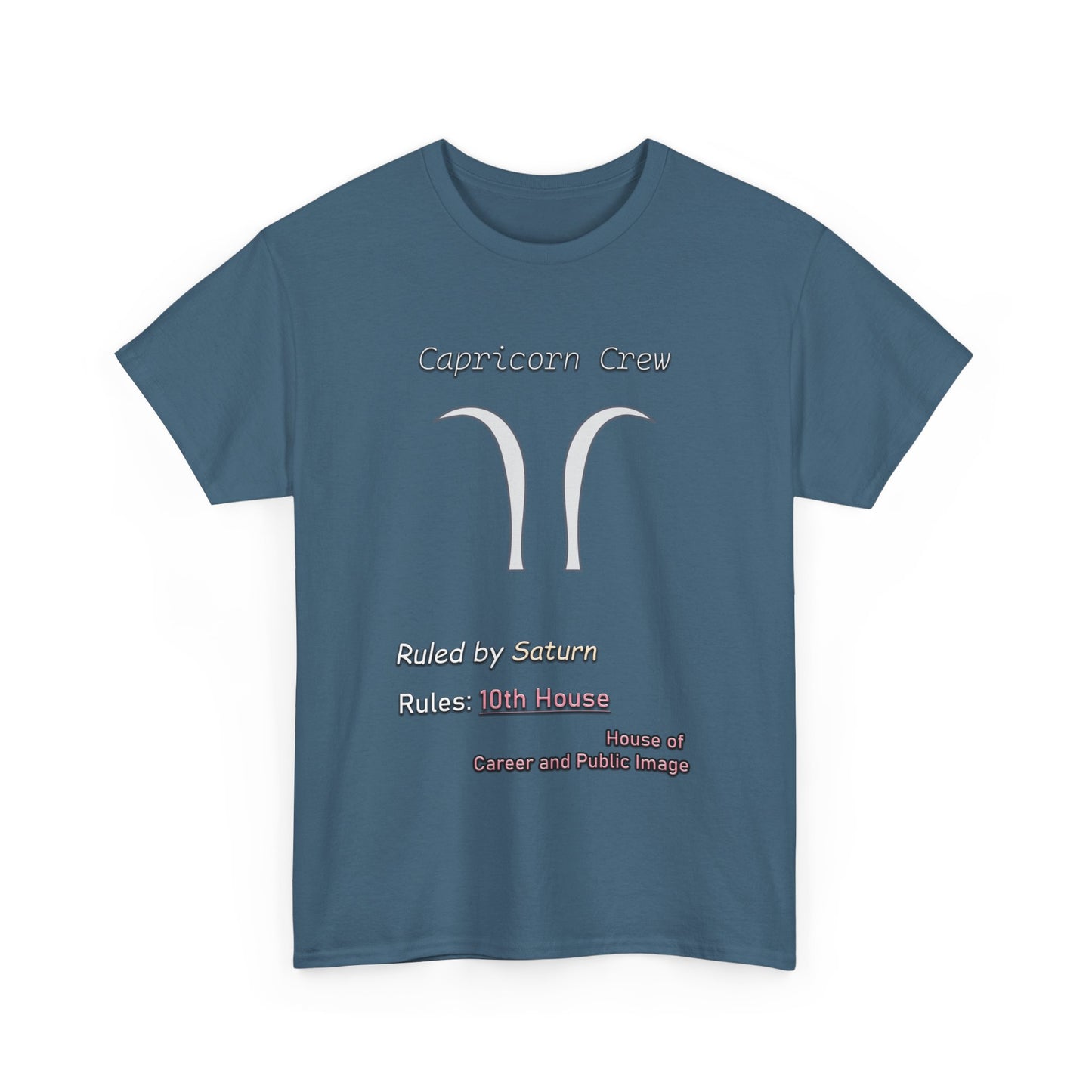 Capricorn Sigil Crest Tee (A New Take on the Capricorn Symbol)