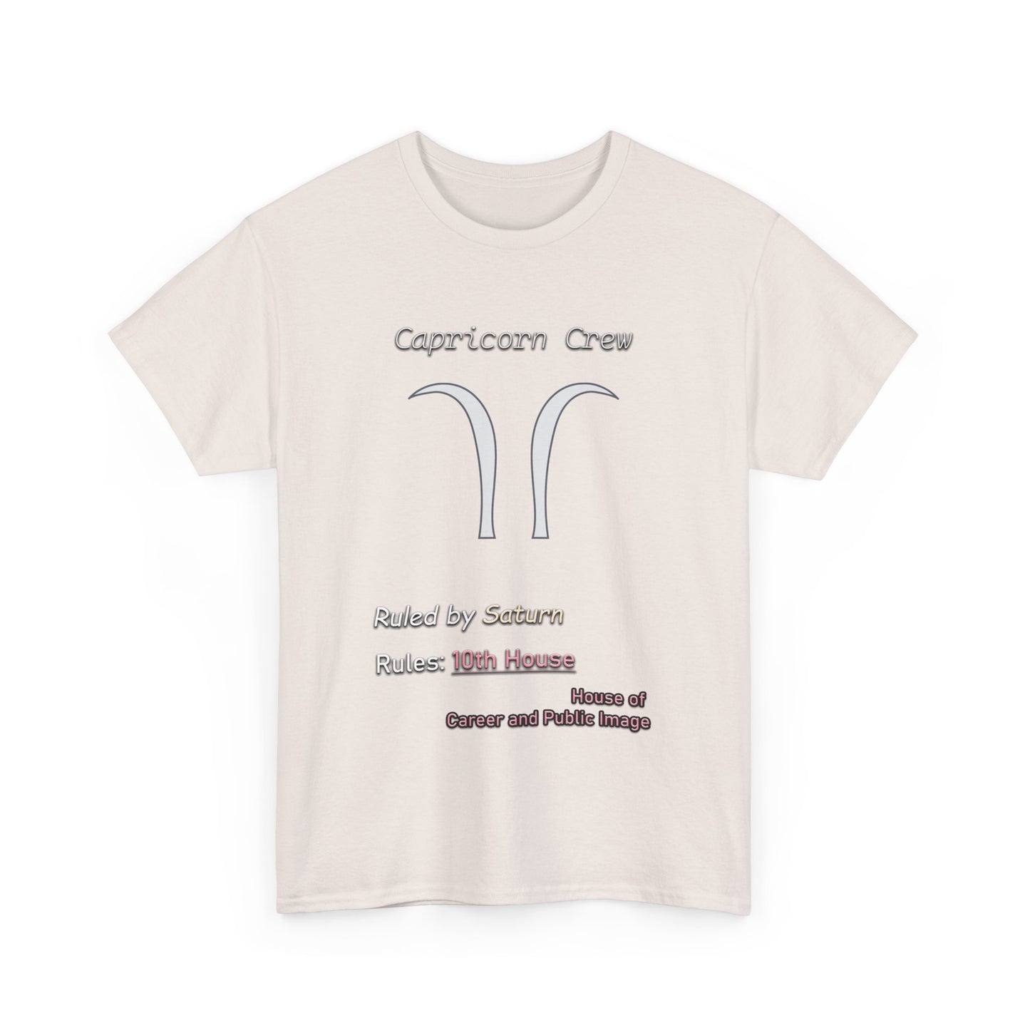 Capricorn Sigil Crest Tee (A New Take on the Capricorn Symbol)