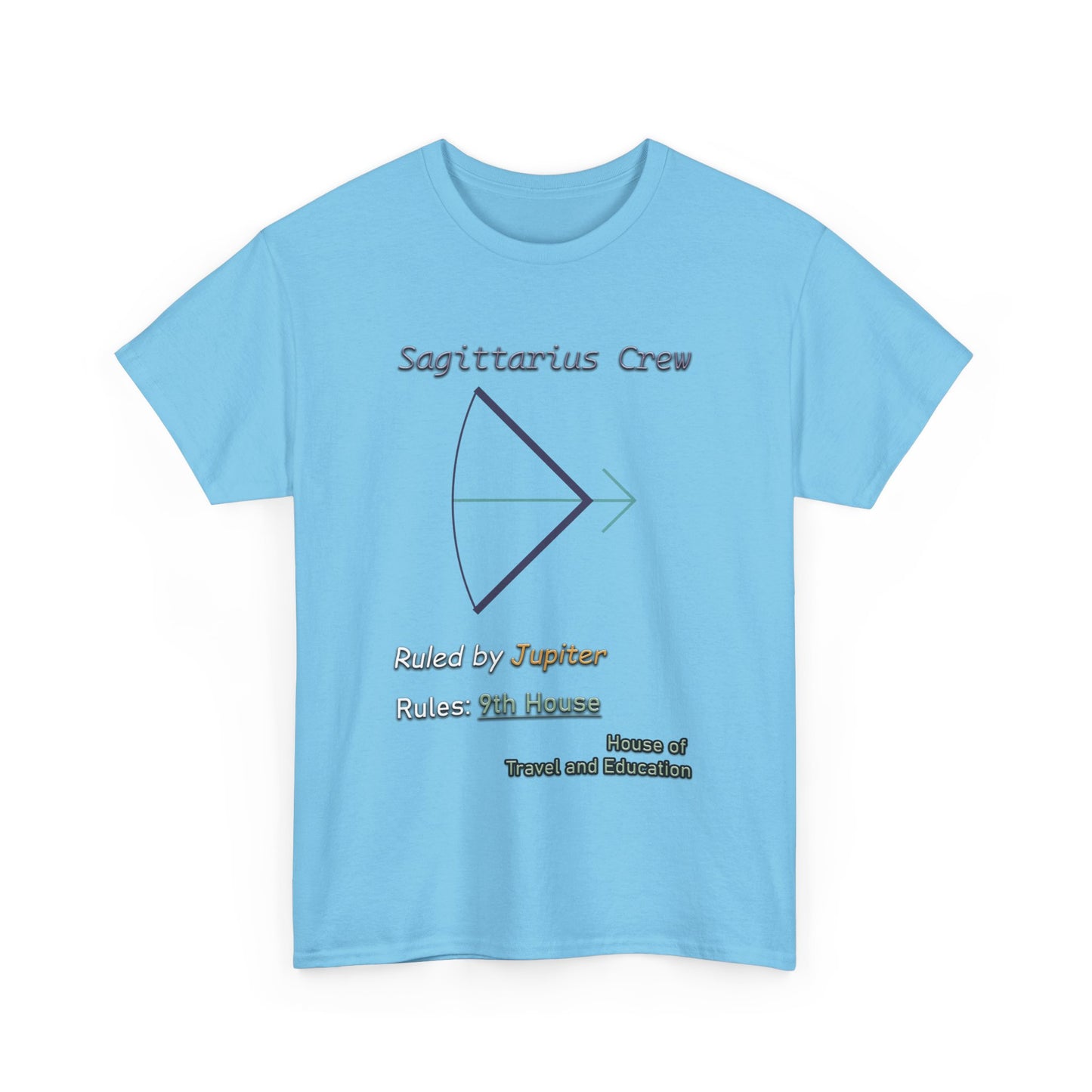 Sagittarius Sigil Crest Tee (A New Take on the Sagittarius Symbol)