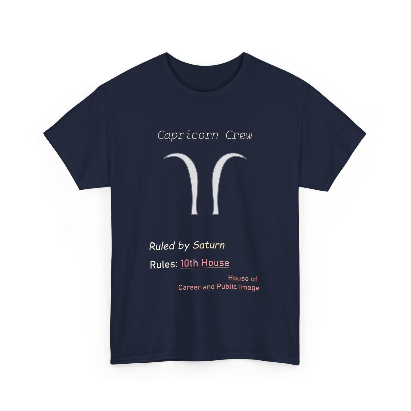 Capricorn Sigil Crest Tee (A New Take on the Capricorn Symbol)