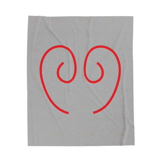 Aries Fire Velveteen Plush Blanket