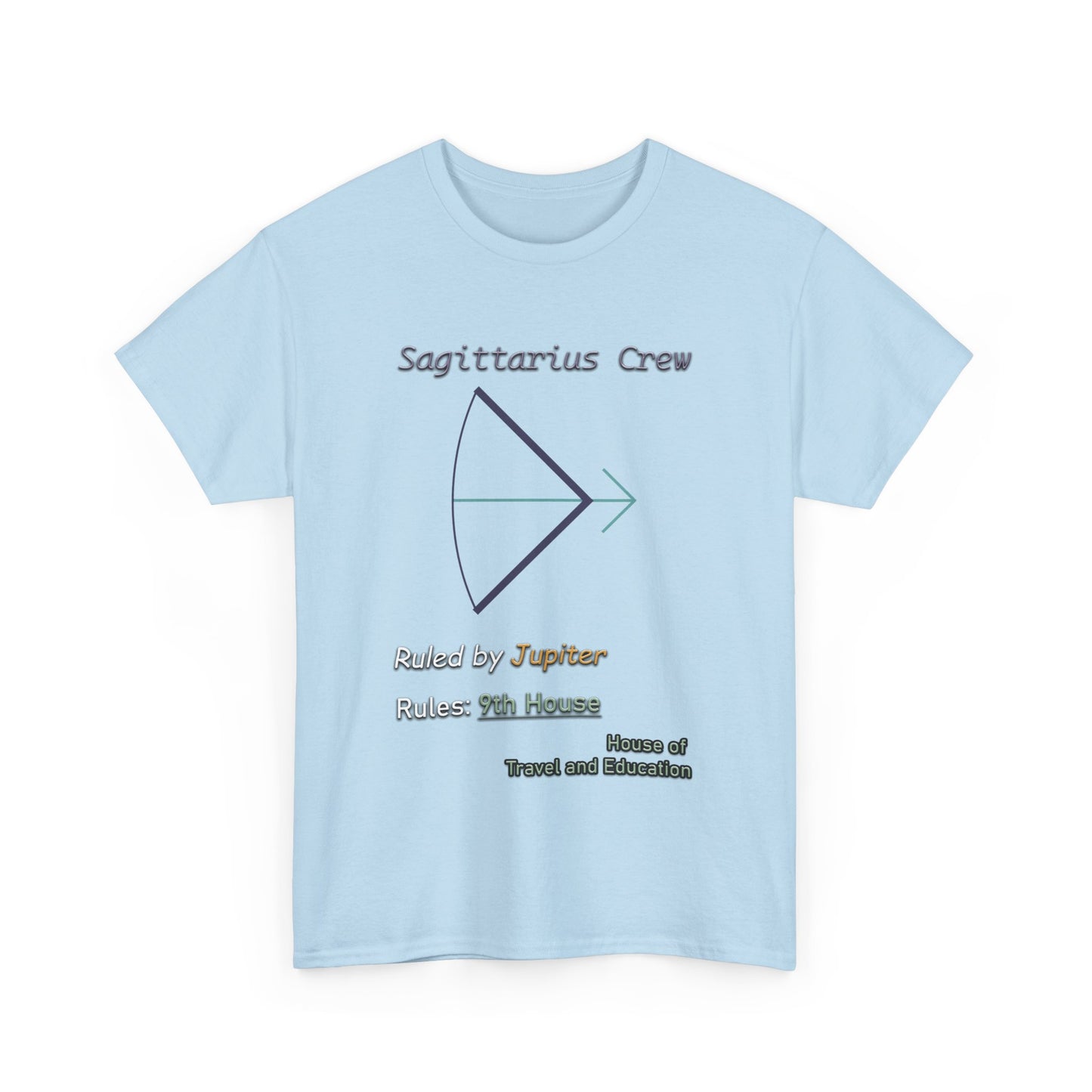 Sagittarius Sigil Crest Tee (A New Take on the Sagittarius Symbol)