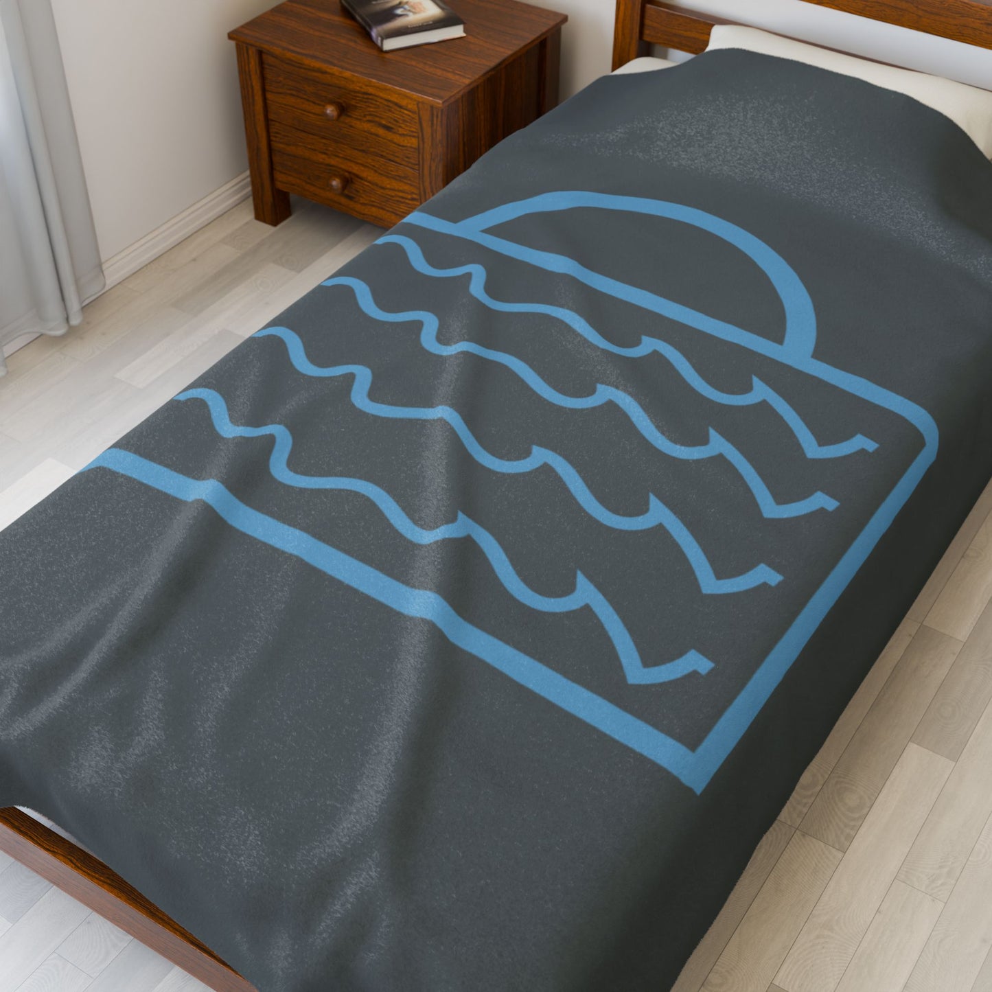 Aquarius Visionary Velveteen Plush Blanket