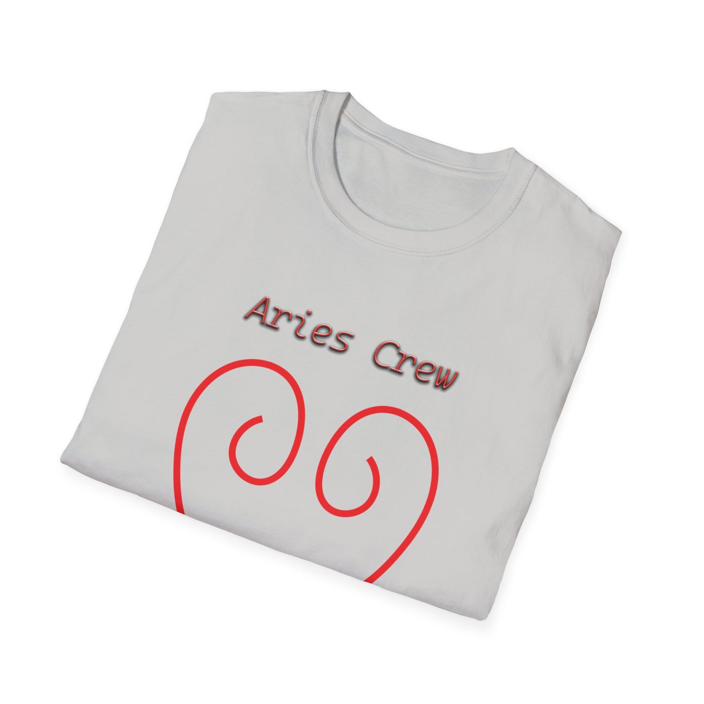 Aries Ram Horns Unisex T-Shirt - New Aries Symbol Design by Jack West