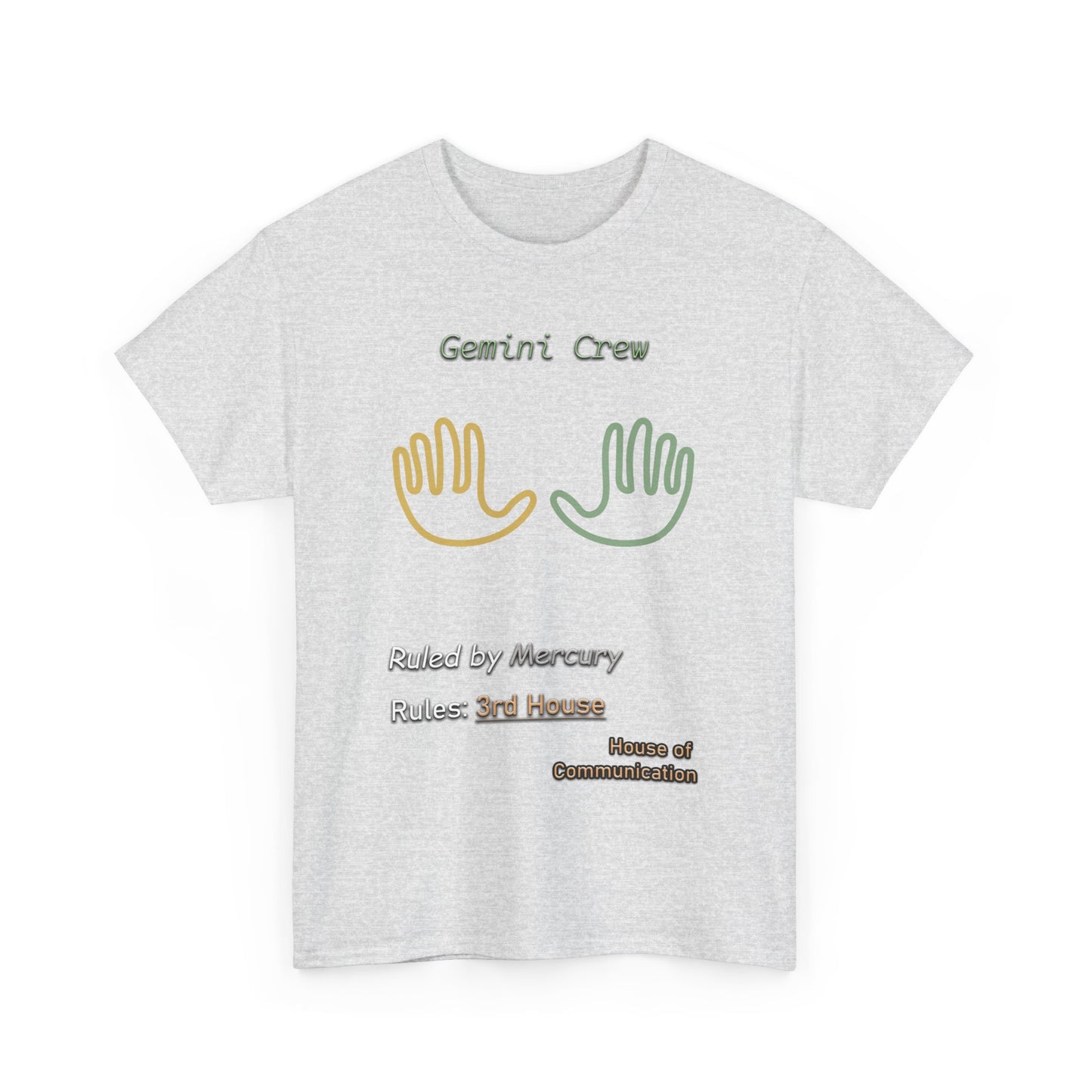 Gemini Sigil Crest Tee (A New Take on the Gemini Symbol)