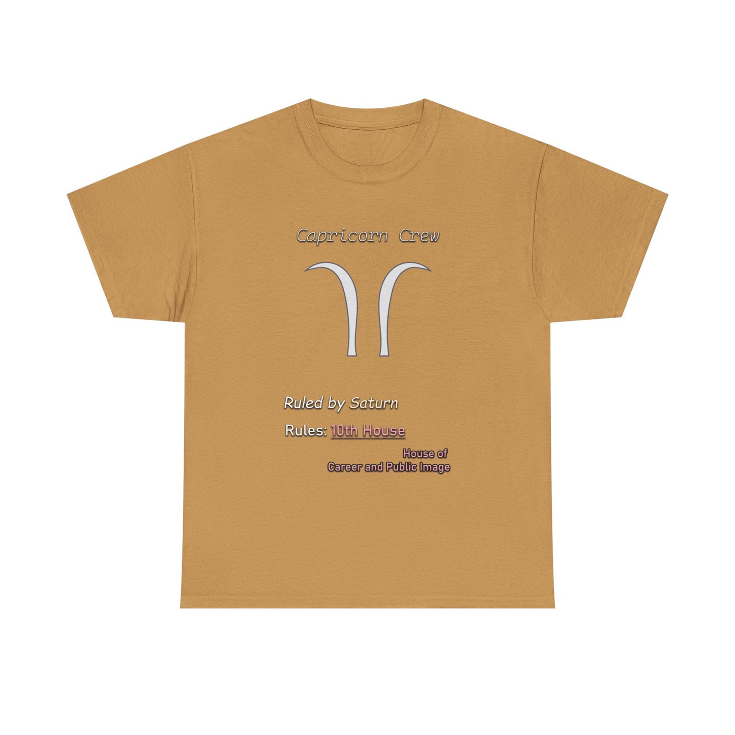 Capricorn Sigil Crest Tee (A New Take on the Capricorn Symbol)