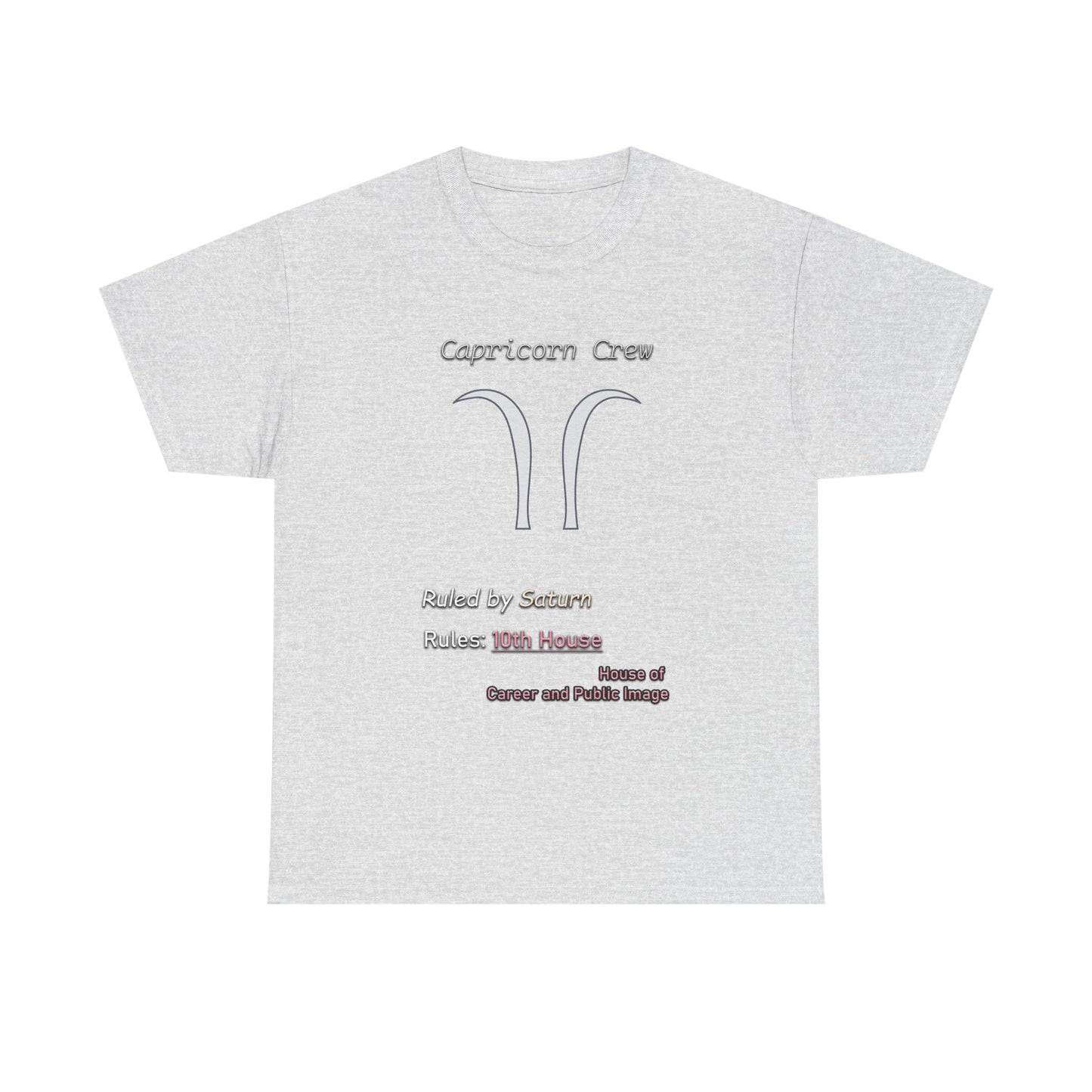 Capricorn Sigil Crest Tee (A New Take on the Capricorn Symbol)