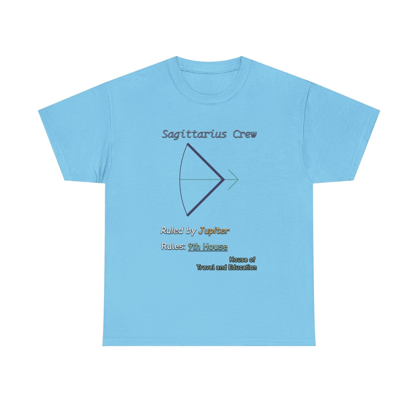 Sagittarius Sigil Crest Tee (A New Take on the Sagittarius Symbol)