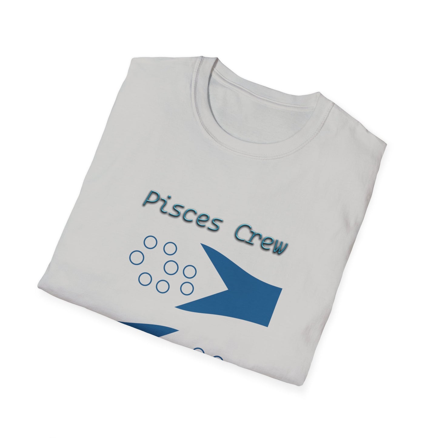 Pisces Fish Tails Unisex T-Shirt – New Pisces Symbol Design by Jack West