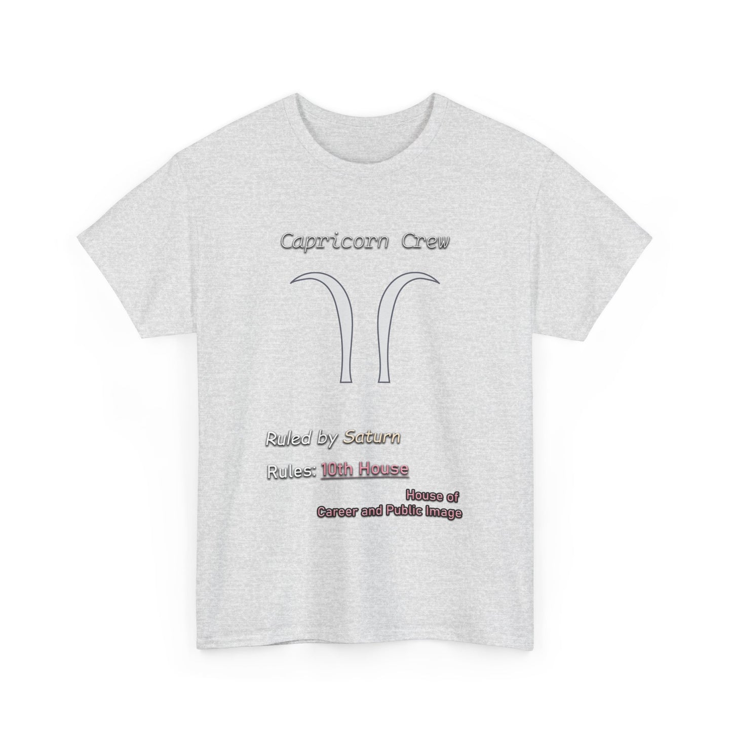 Capricorn Sigil Crest Tee (A New Take on the Capricorn Symbol)