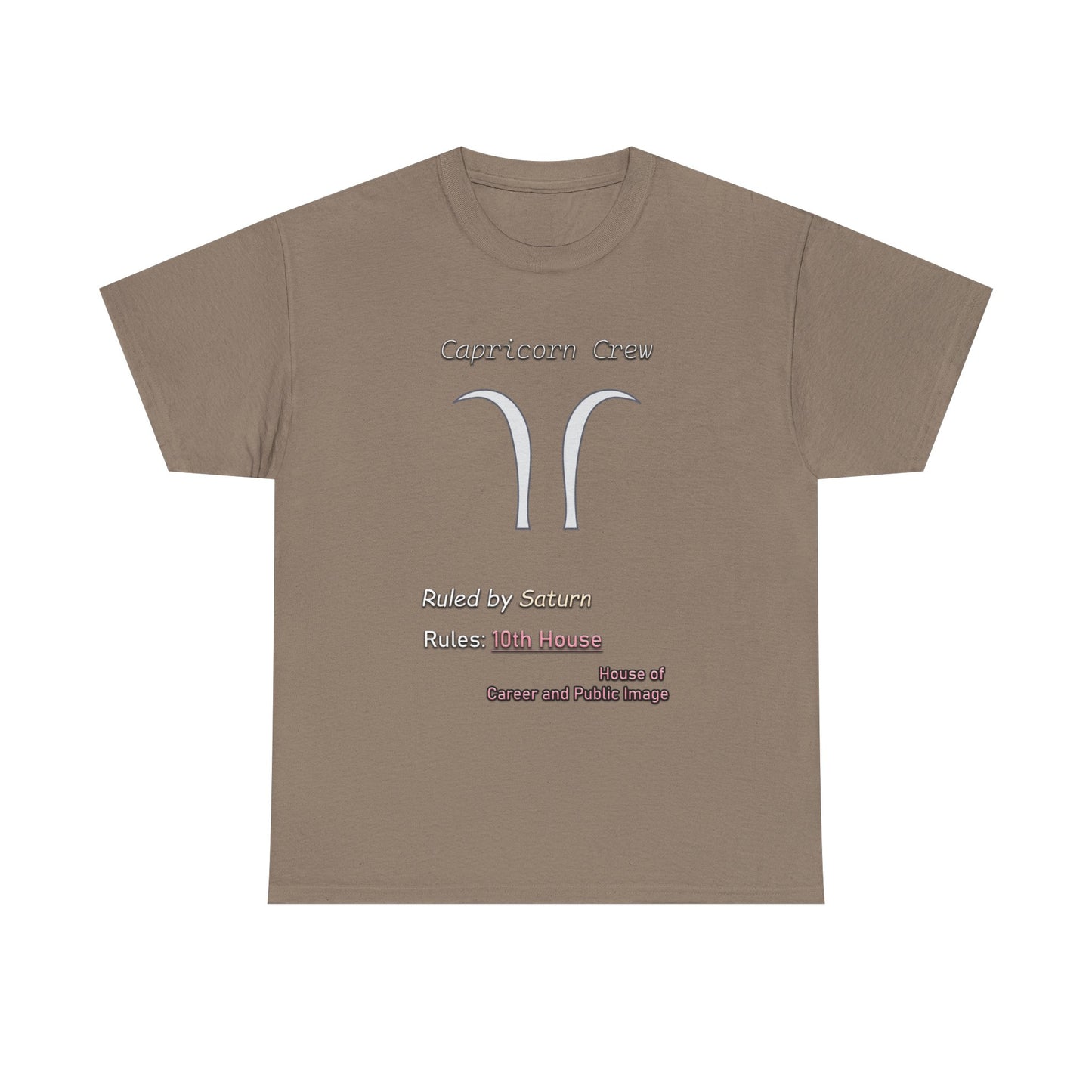 Capricorn Sigil Crest Tee (A New Take on the Capricorn Symbol)