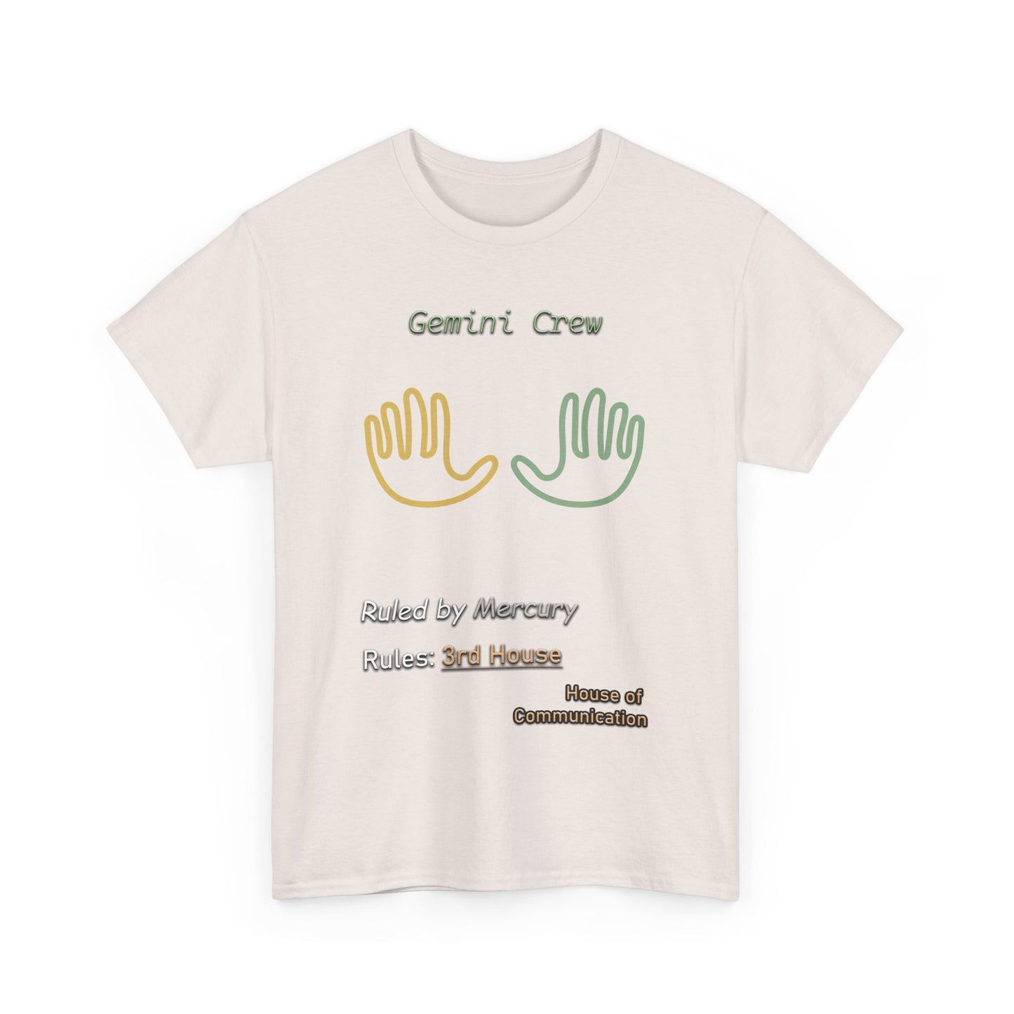 Gemini Sigil Crest Tee (A New Take on the Gemini Symbol)