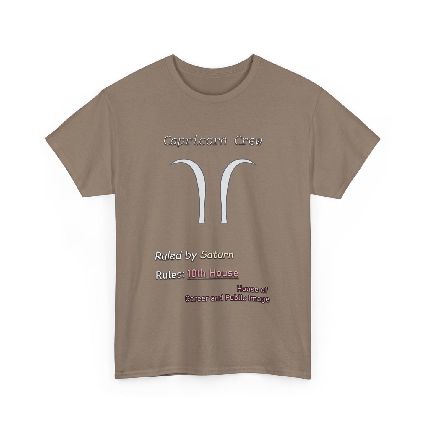 Capricorn Sigil Crest Tee (A New Take on the Capricorn Symbol)