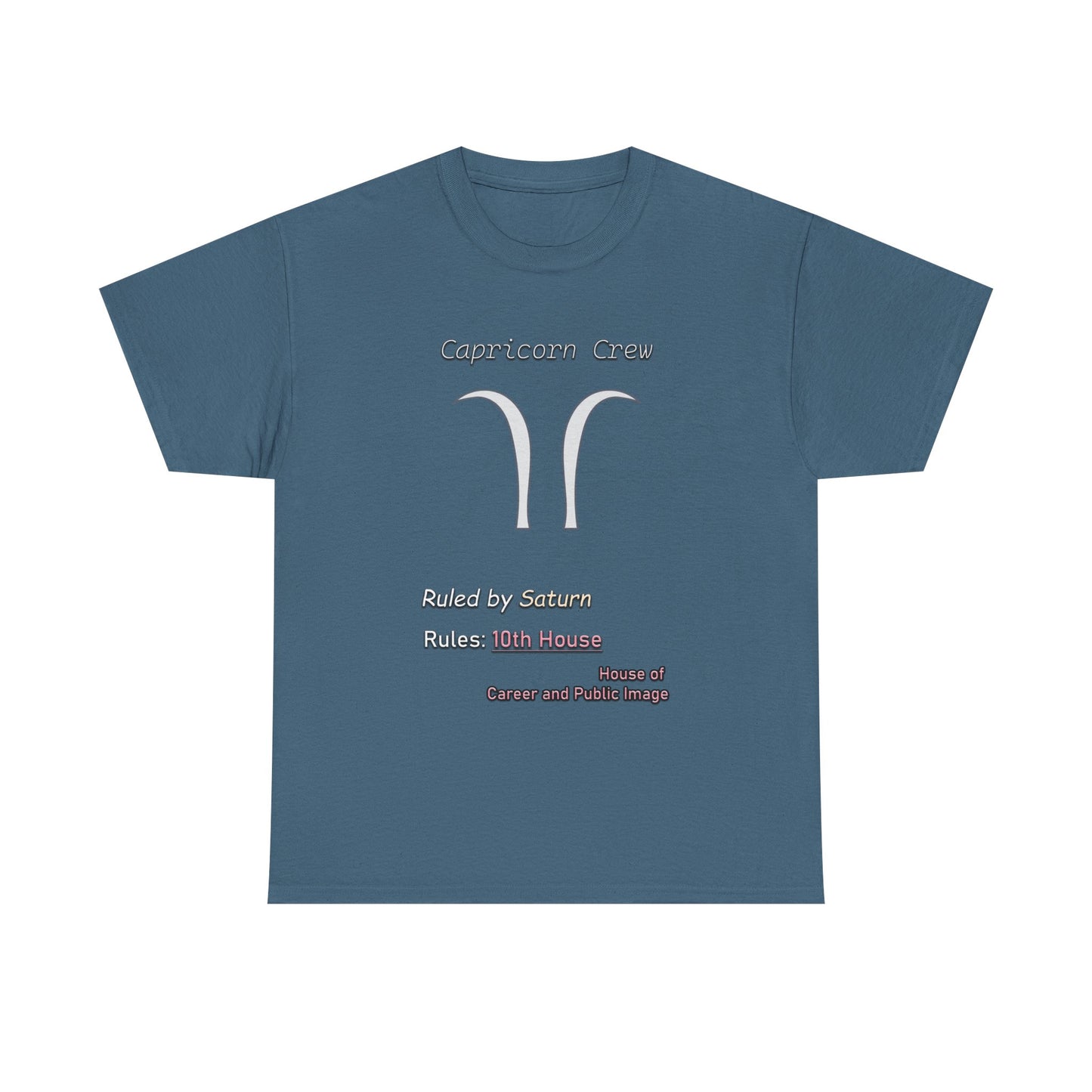 Capricorn Sigil Crest Tee (A New Take on the Capricorn Symbol)