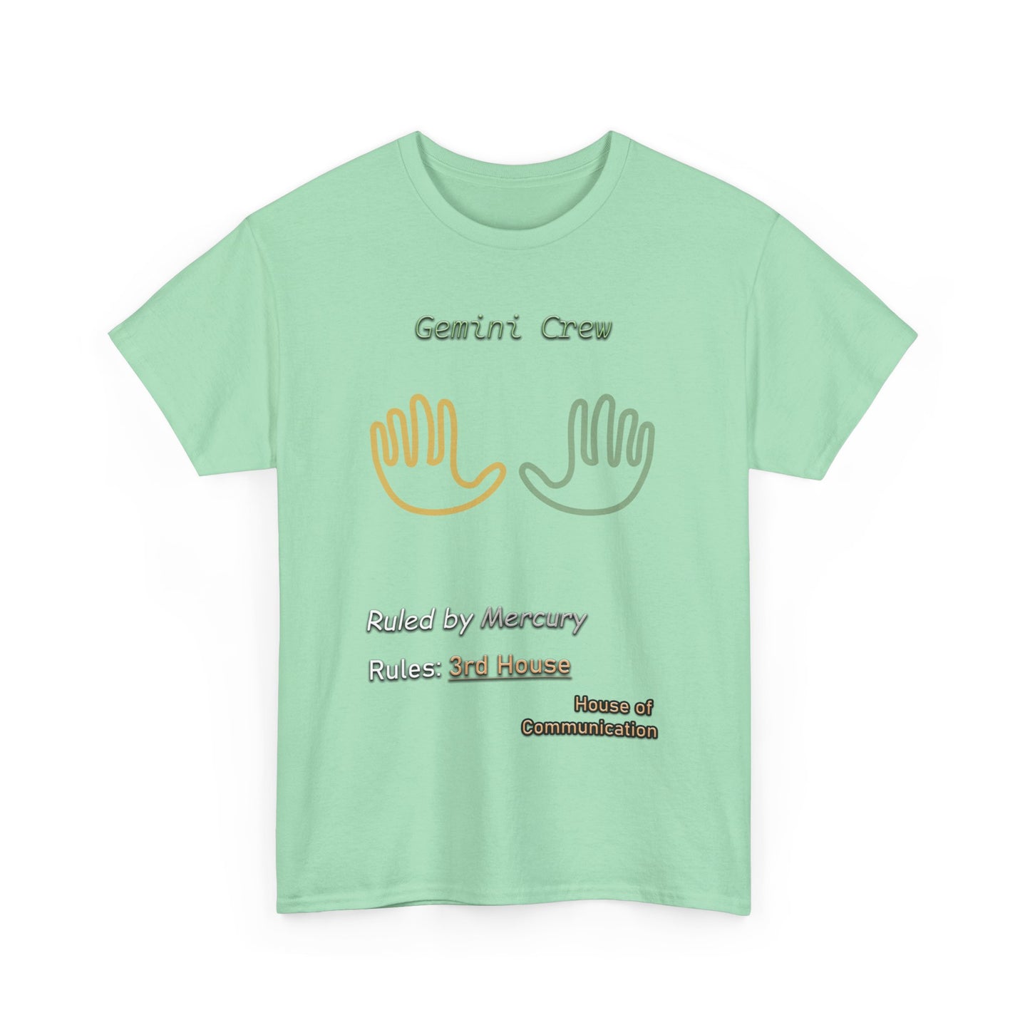 Gemini Sigil Crest Tee (A New Take on the Gemini Symbol)