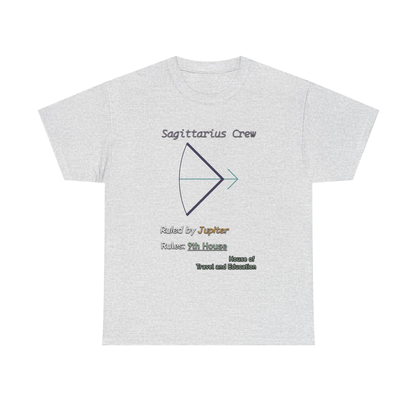 Sagittarius Sigil Crest Tee (A New Take on the Sagittarius Symbol)