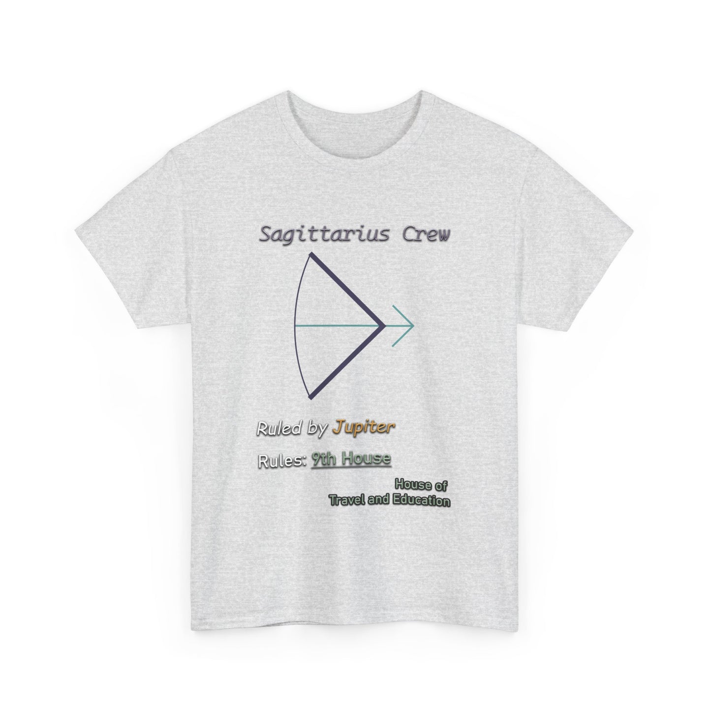 Sagittarius Sigil Crest Tee (A New Take on the Sagittarius Symbol)