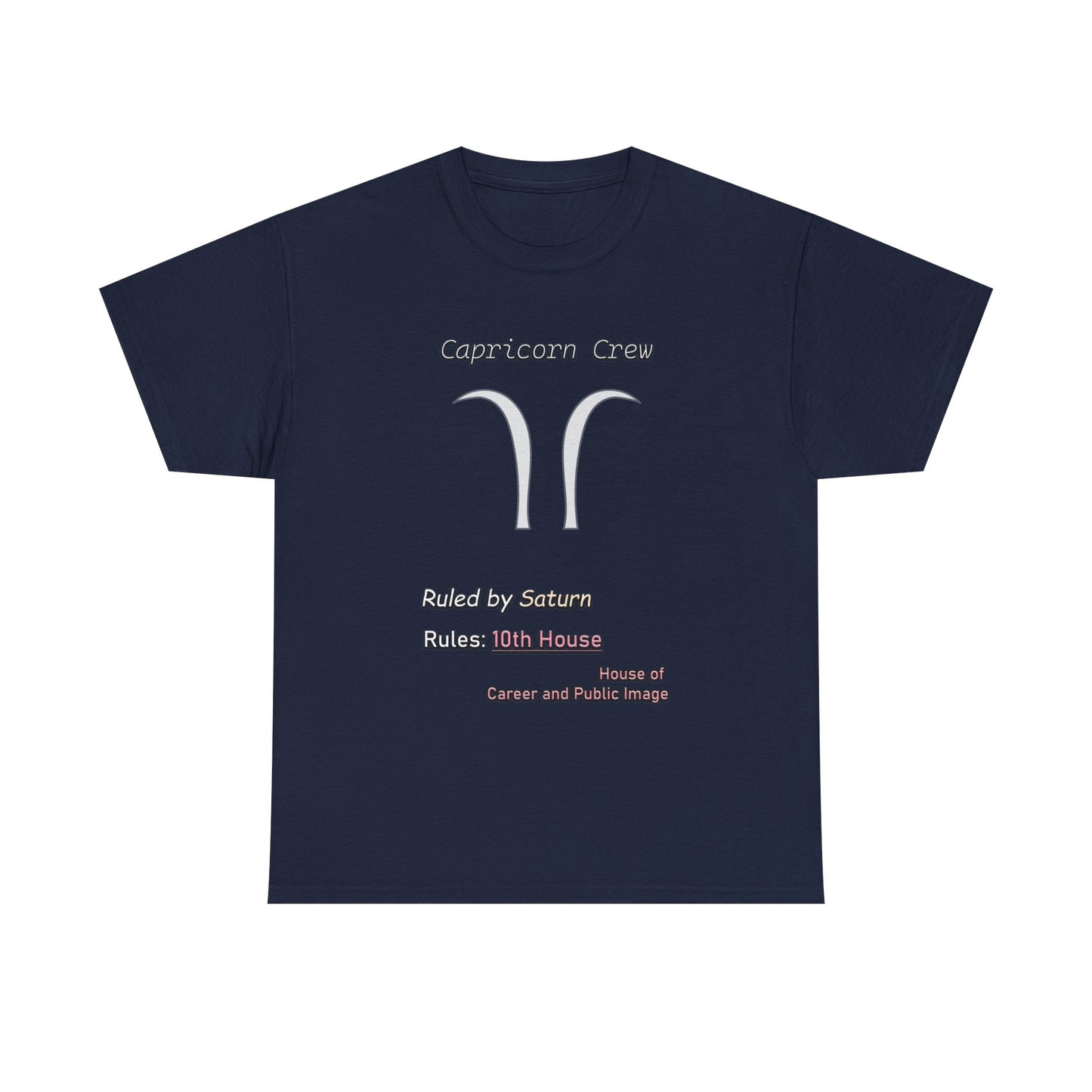 Capricorn Sigil Crest Tee (A New Take on the Capricorn Symbol)