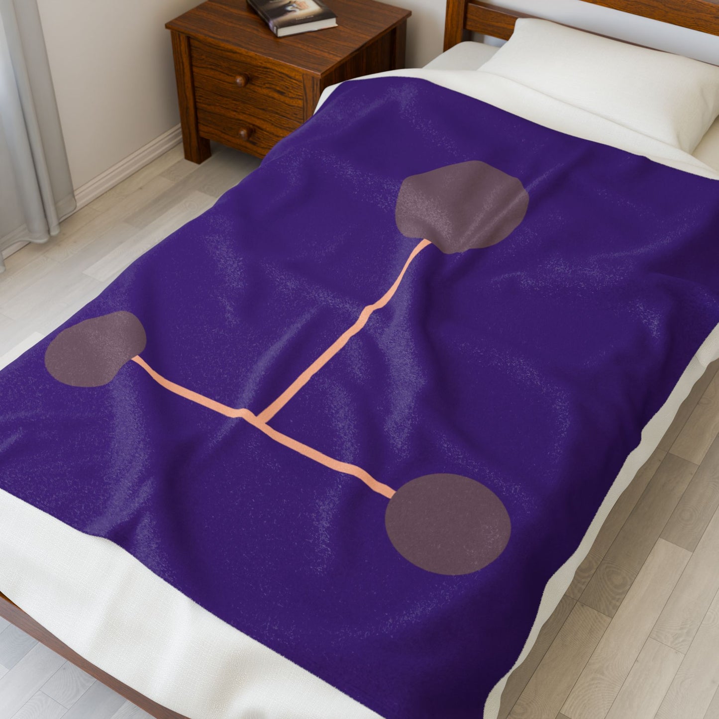 Libra Harmony Velveteen Plush Blanket