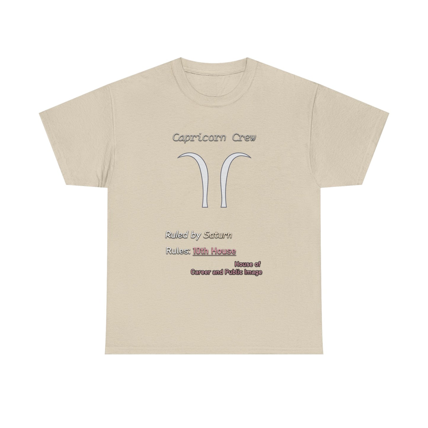 Capricorn Sigil Crest Tee (A New Take on the Capricorn Symbol)