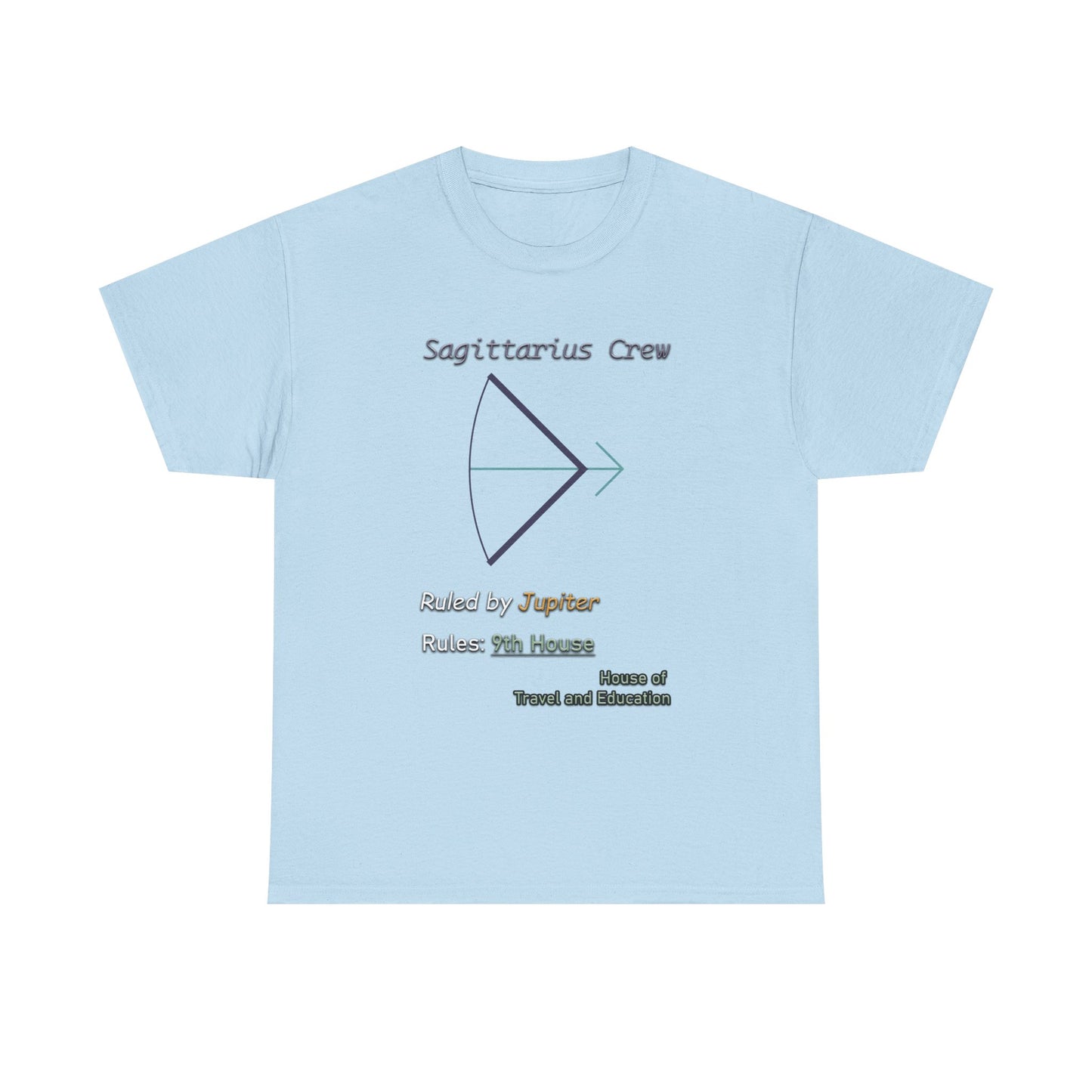 Sagittarius Sigil Crest Tee (A New Take on the Sagittarius Symbol)